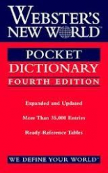 Webster's New World Pocket Dictionary, Fourth Edition