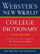 Webster's New World College Dictionary, 5th Edition +CD