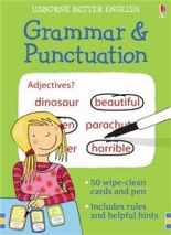 Grammar & Punctuation 50 wipe-clean cards and pen