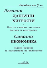 Легални данъчни хитрости. Сивата икономика