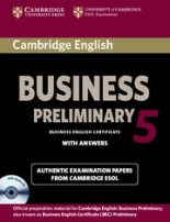 Cambridge BEC Practice Tests Preliminary 5 Self-study pack