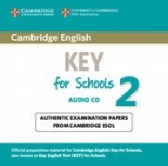 Cambridge Key English Practice Tests KET for Schools 2 Audio CD