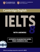 Cambridge IELTS Practice Tests IELTS 8 Self-study Pack (Student's Book with answers and Audio CDs (2))