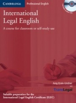 International Legal English Students Book with Audio CD