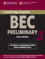 Cambridge BEC Practice Tests Preliminary 3 Student's Book with answers