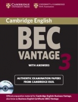 Cambridge BEC Practice Tests Vantage 3 Self-study Pack