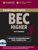 Cambridge BEC Practice Tests Higher 3 Self-study Pack