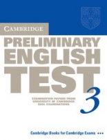 Cambridge Preliminary English Practice Tests PET 3 Student's Book without answers