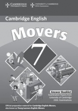 Cambridge Young Learners English Practice Tests Movers 7 Answer Booklet