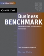 Business Benchmark Pre-intermediate-Intermediate Teacher's Resource Book 