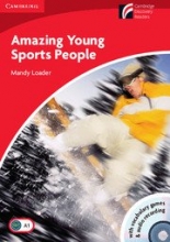 Cambridge Discovery Readers 1 Beginner/Elementary Amazing Young Sports People Book with CD-ROM  