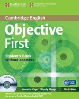 Objective First  3rd ed. Student's Book without answers + CD-ROM