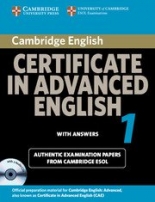 Cambridge Certificate in Advanced English (NEW edition for revised exam 2015) CAE 1 Self-study Pack (Student's Book with answers and Audio CDs (2)) 