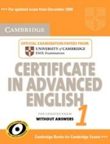 Cambridge Certificate in Advanced English (NEW edition for revised exam 2015) CAE 1 Student's Book without answers