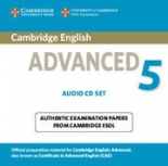 Cambridge Certificate in Advanced English (NEW edition for revised exam 2015) CAE 5 Audio CDs (2) 