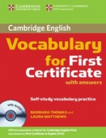 Cambridge Vocabulary for First Certificate Book without answers