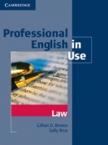 Professional English in Use Law Book with answers